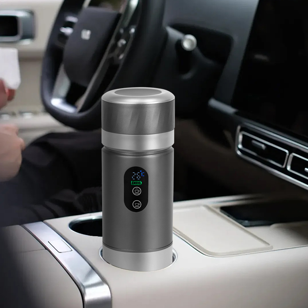 Coffee&Tea House Opinie - Portable Self-Heating Espresso Coffee Maker LED