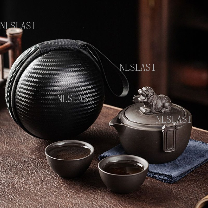 Gongfu Tea Set - Portable Travel Zisha Gongfu Tea Set