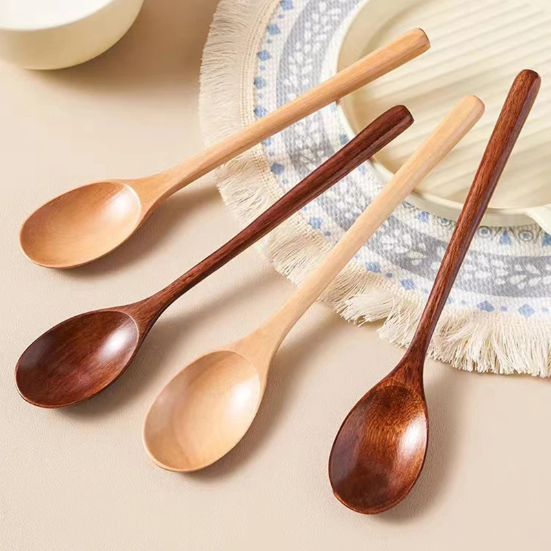 Tea Coffee Utensils - Kitchen Cooking Utensil Tools Wooden Spoon