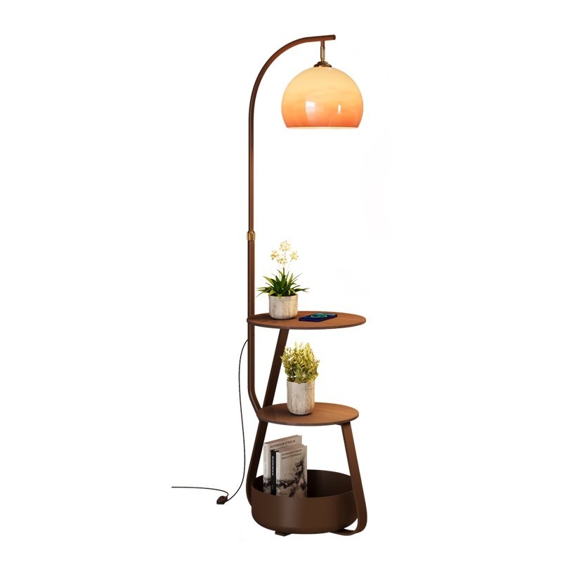 Coffee&Tea House Opinie - Floor lamp, antique bedroom bedside table,