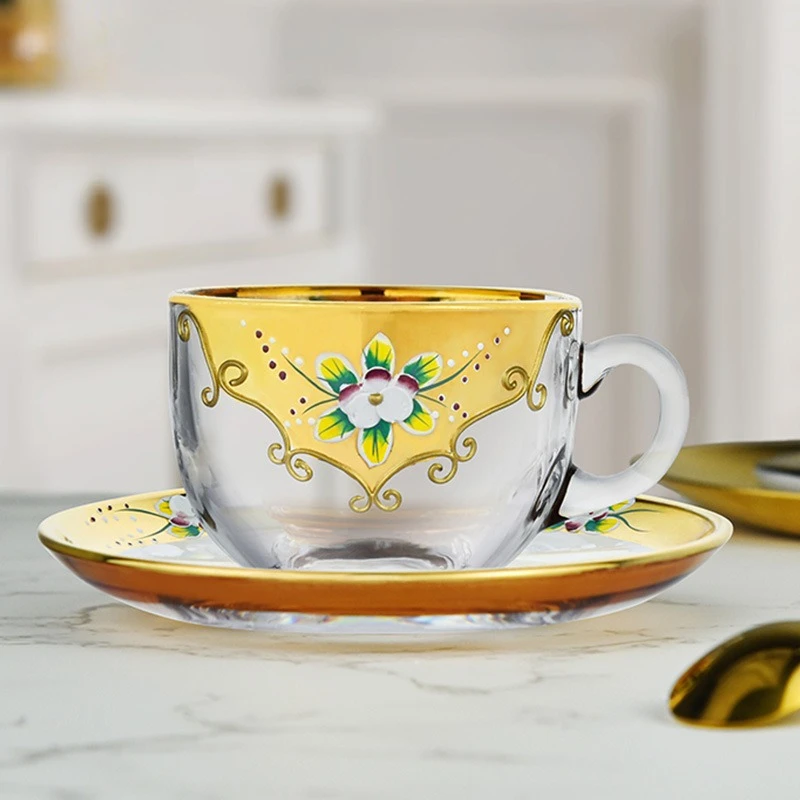 Tea Coffee Utensils - 1pc Nordic Style Light Luxury Enamel