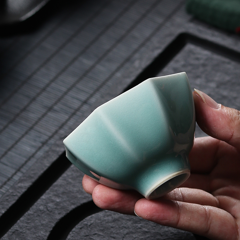 Gongfu Tea Set - Handmade Blue Porcelain Tea Cup Gongfu