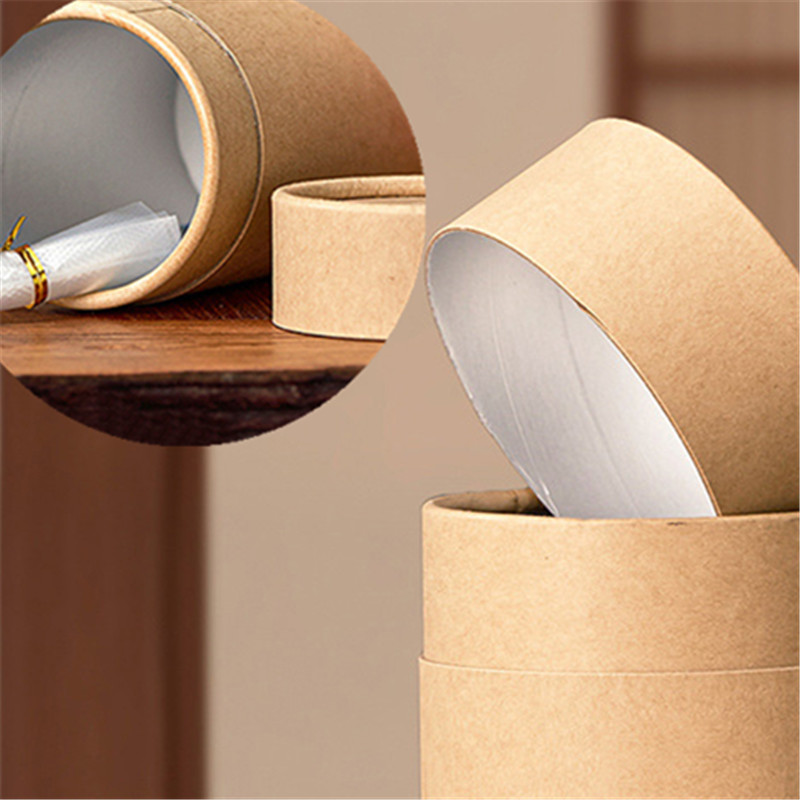 1PCS New Kraft Paperboard Tube - Coffee Tea Gift recension och pris