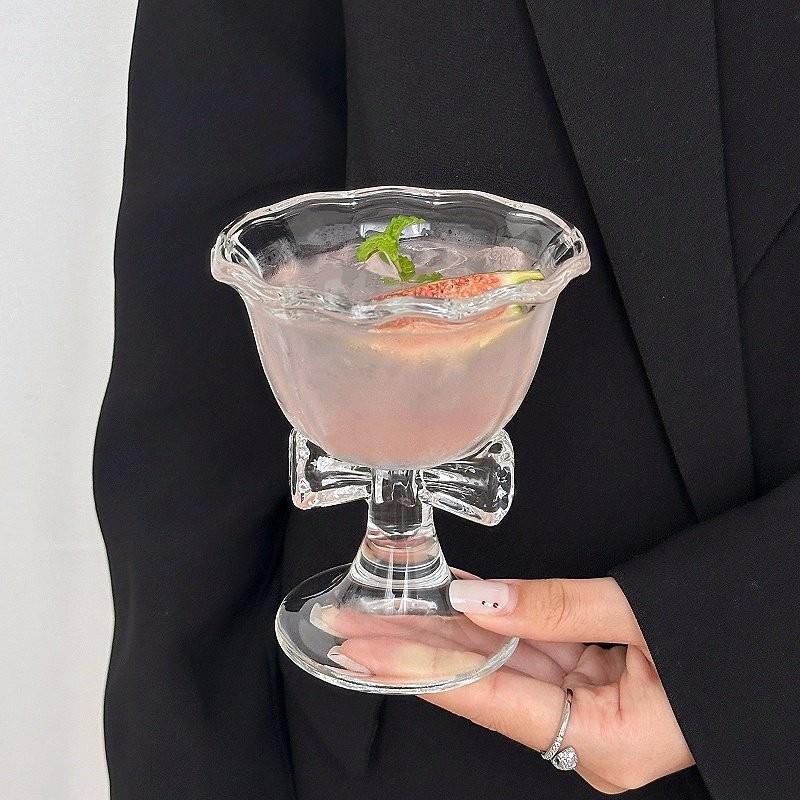New Bow Glass Cute Water Cup C - Coffee Tea Gift recension och pris