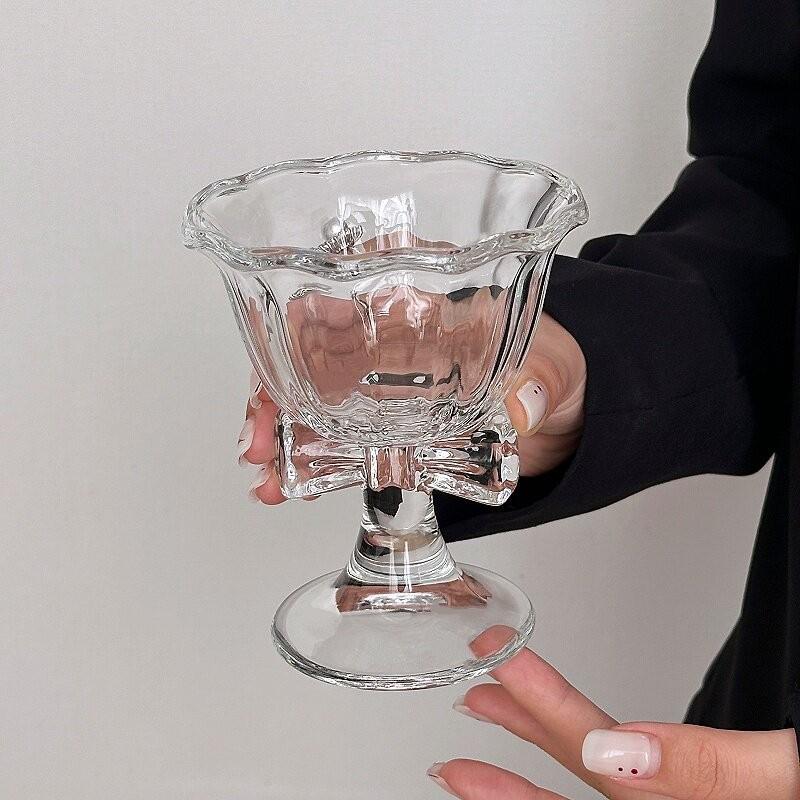 New Bow Glass Cute Water Cup C - Coffee Tea Gift recension och pris