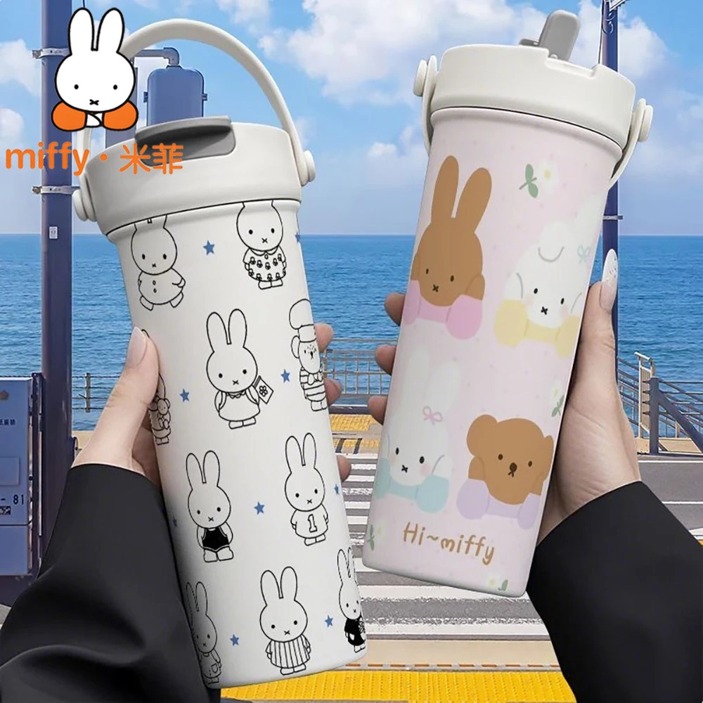 Miffy Rabbit Handheld Thermos  - Good Coffee Tea recension och pris
