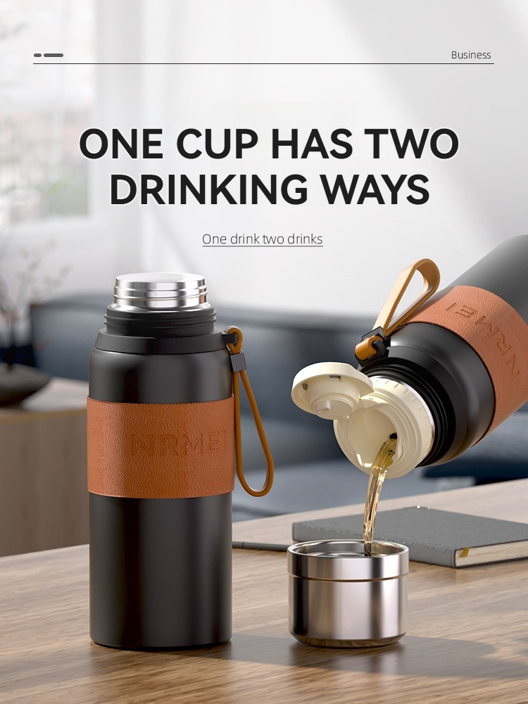 800ML Insulated Tea Cup Tumble - Cold Brew Bottle recension och pris