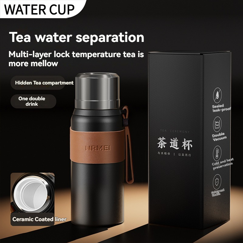 800ML Insulated Tea Cup Tumble - Cold Brew Bottle recension och pris