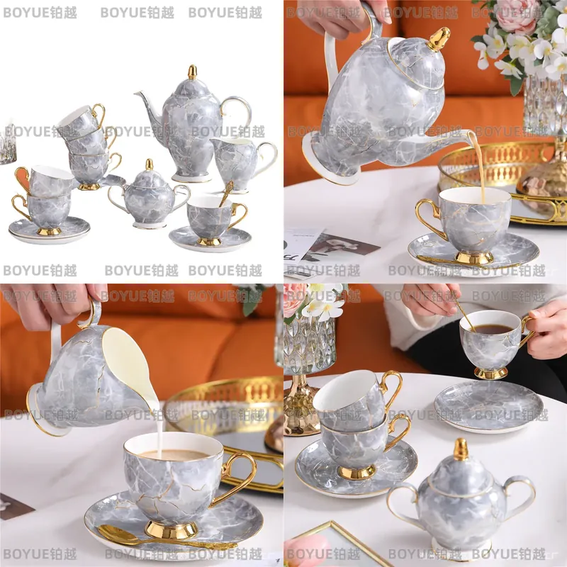 Luxury Bone China Coffee Cup a - Coffee Tea Gift Set recension och pris