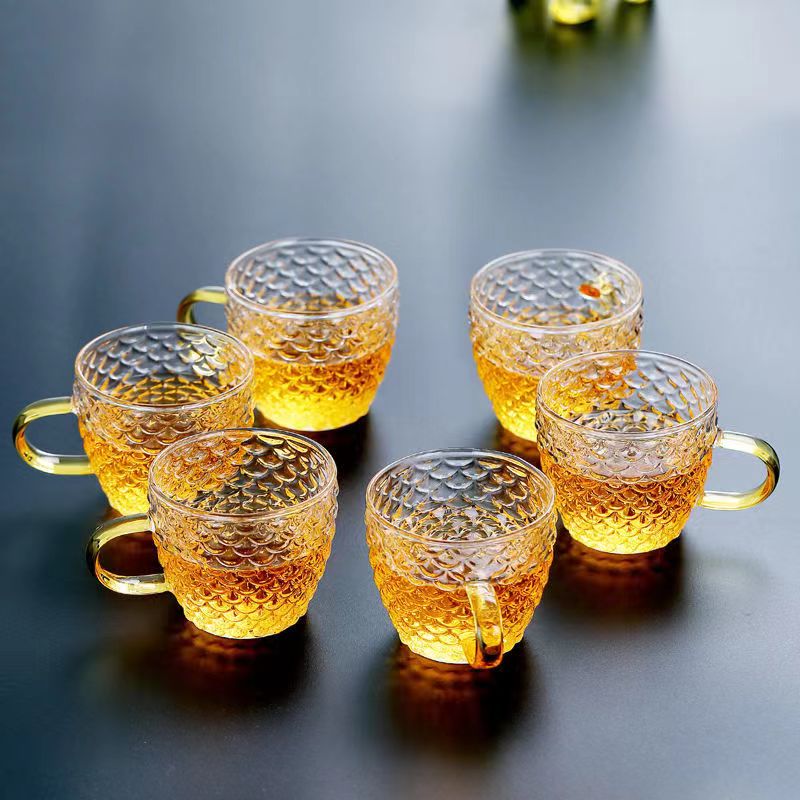 Glass Tea Cups small Cups Home - Espresso Cup Saucer recension och pris