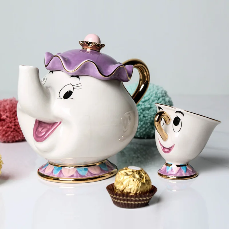 Disney Teapot Cute Cartoon Bea - Coffee Tea Gift Set recension och pris
