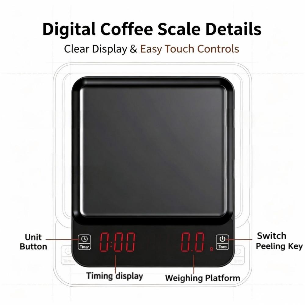 3kg/0.1g High Precision Digita - Coffee&Tea House Opinie recension och pris