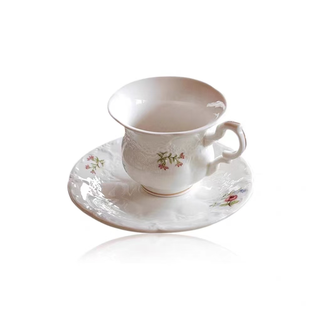 Retro Flower Espresso Cup and  - Espresso Cup Saucer recension och pris