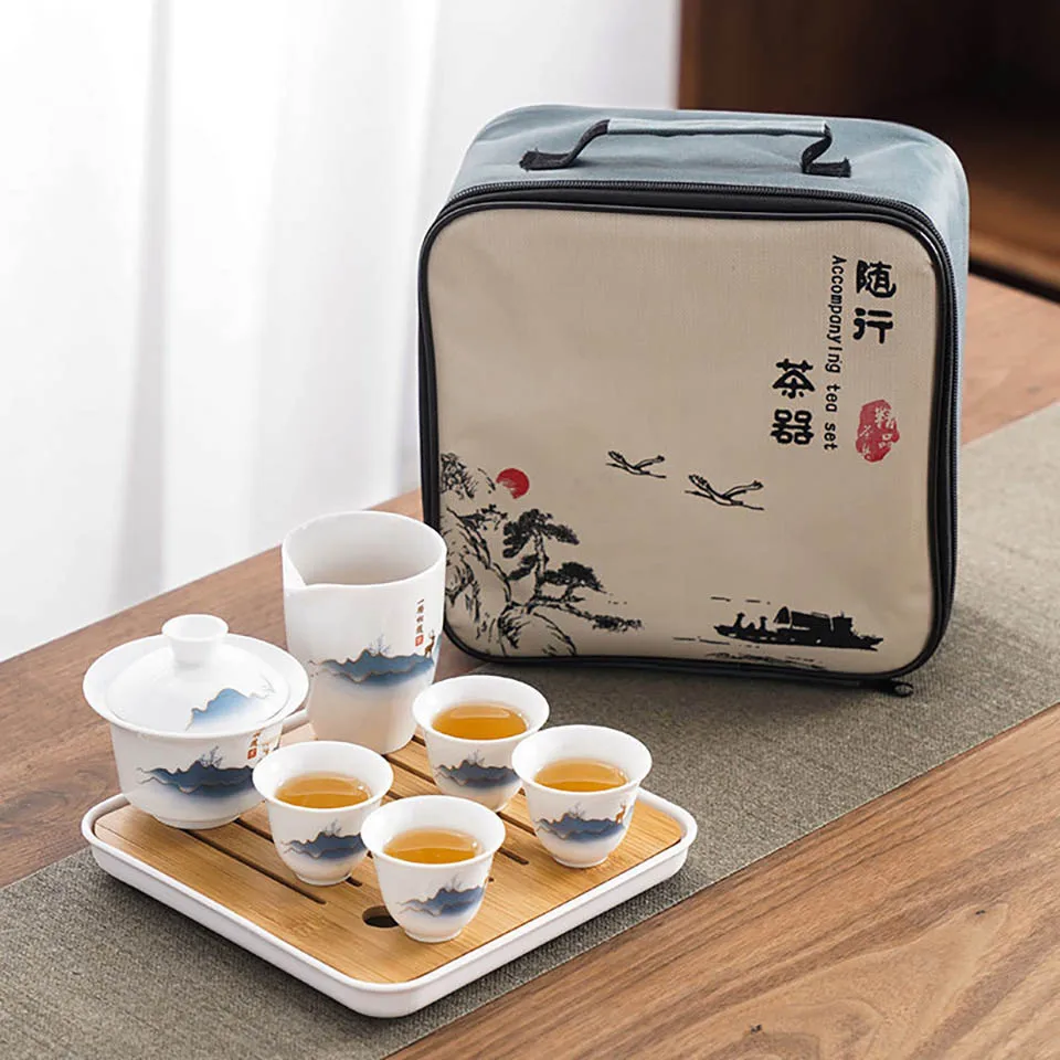 Ceramic Chinese Kung Fu Tea Se - Gongfu Tea Set recension och pris