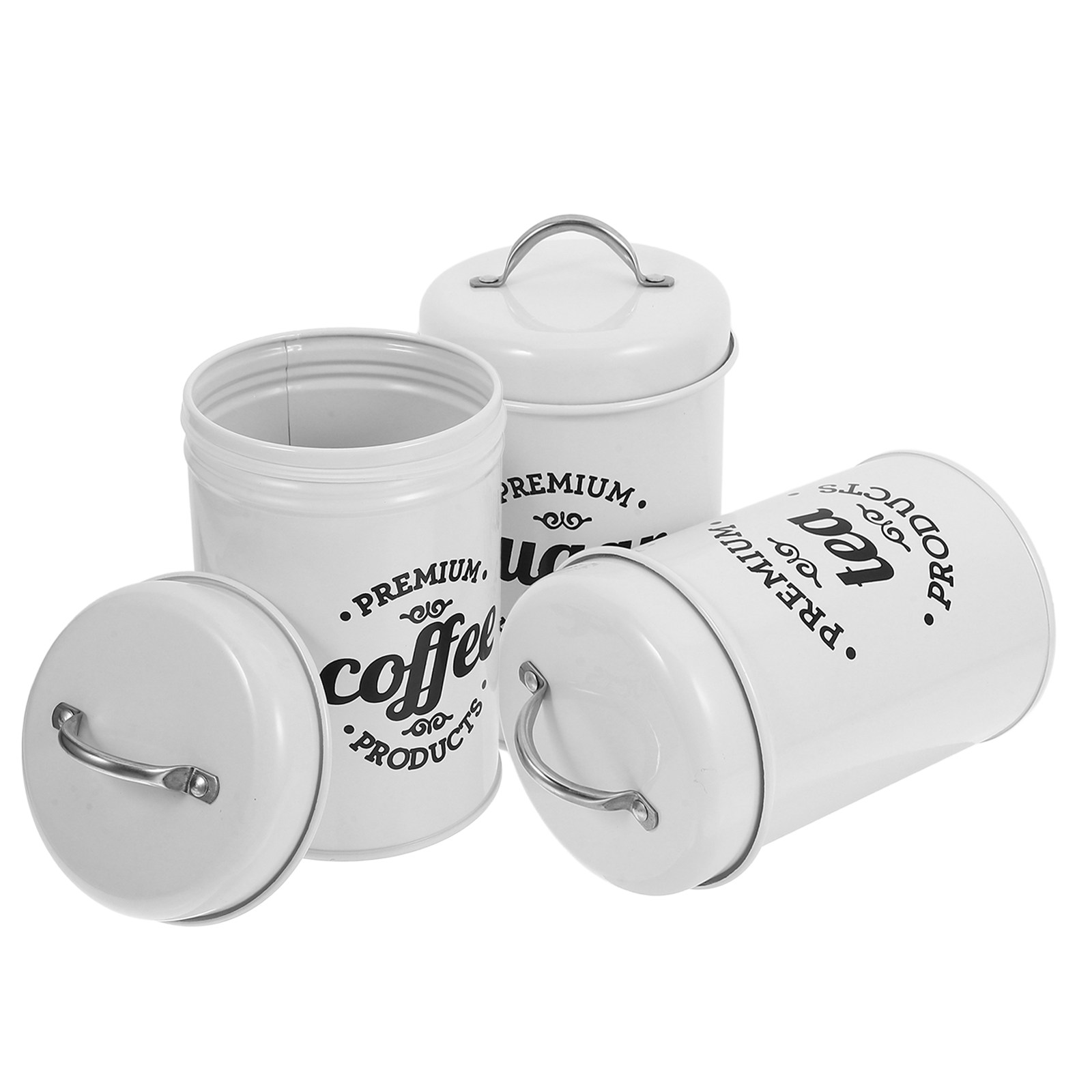 Airtight Metal Canister Set fo - Coffee Tea And Sugar Canister Set recension och pris