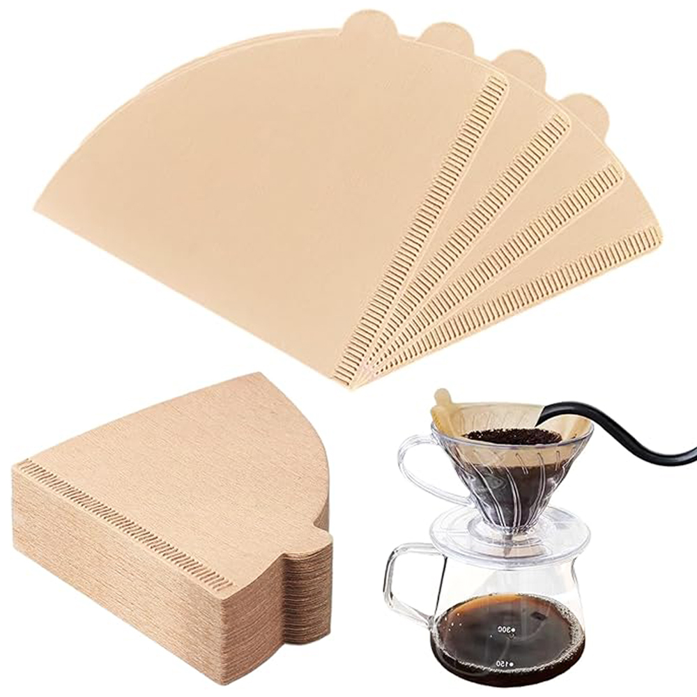 100PCS Coffee Filter Paper V-S - Dispenser Coffee And Tea recension och pris