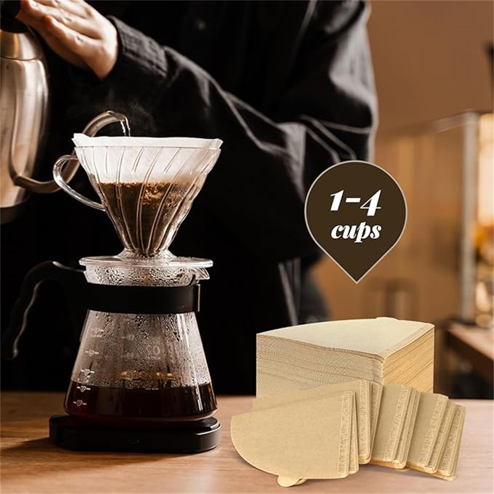 100PCS Coffee Filter Paper V-S - Dispenser Coffee And Tea recension och pris