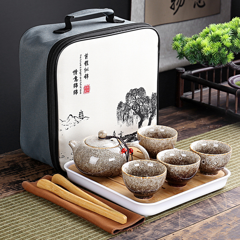 With Travelling Bag 4 Cups Chi - Gongfu Tea Set recension och pris