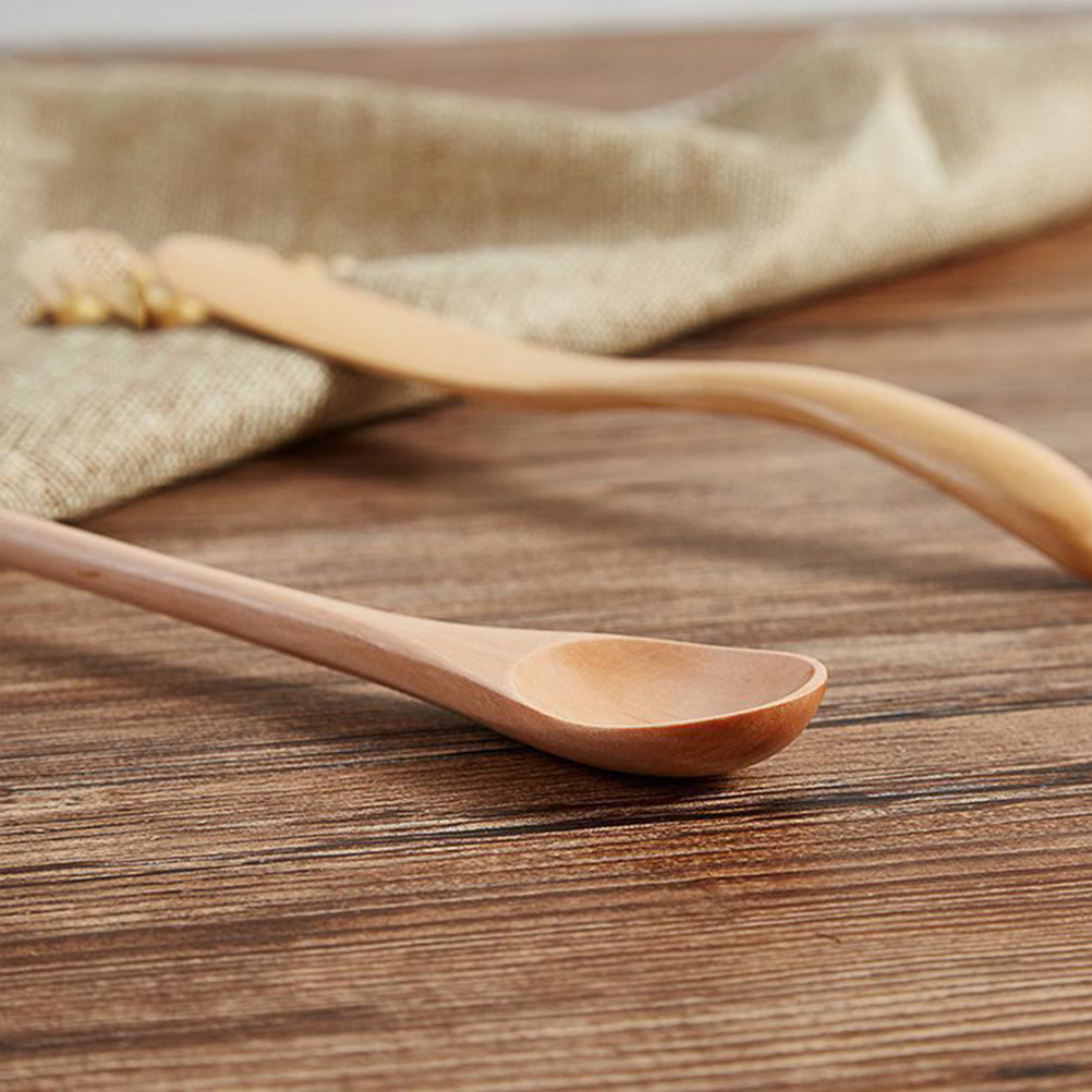 3Pcs Premium Solid Wood Spoon  - Tea Coffee Utensils recension och pris