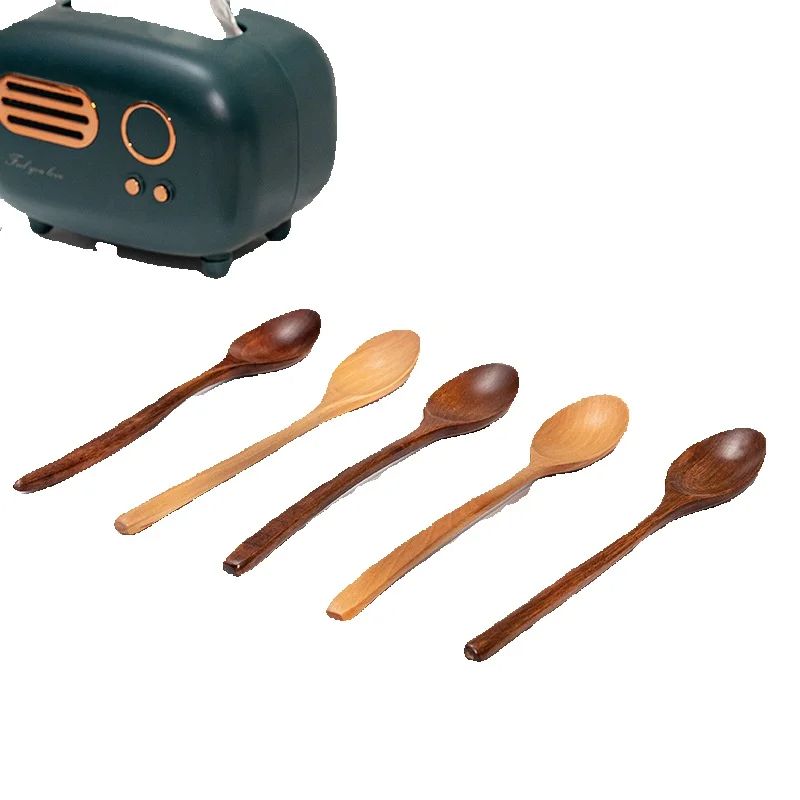 1pc Wooden Spoon Tableware Kit - Tea Coffee Utensils recension och pris