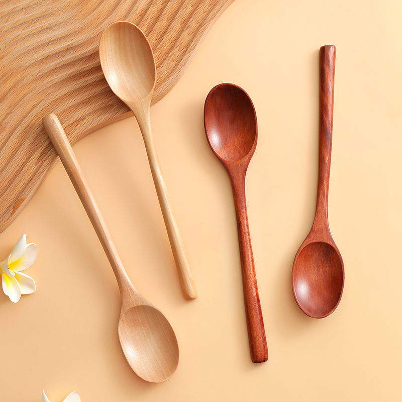 1pc Wooden Spoon Tableware Kit - Tea Coffee Utensils recension och pris