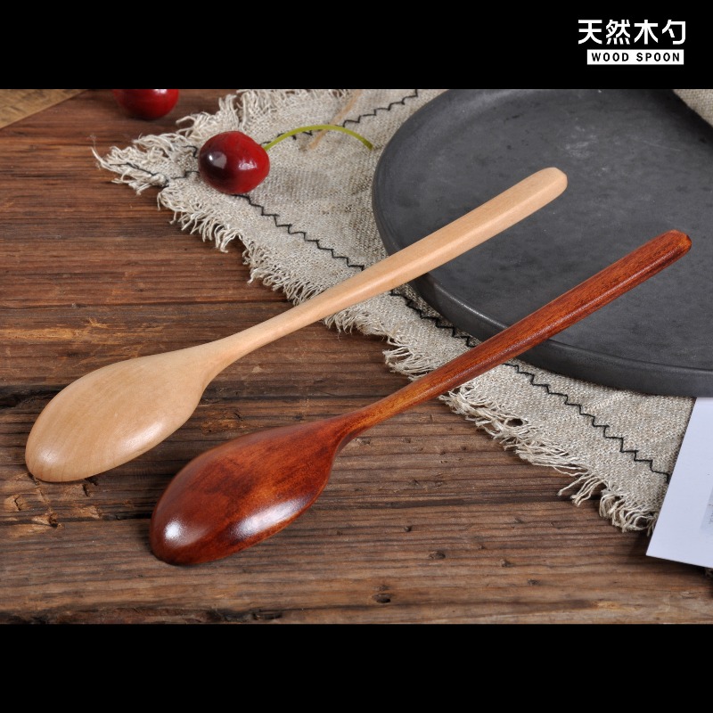1pc Wooden Spoon Tableware Kit - Tea Coffee Utensils recension och pris