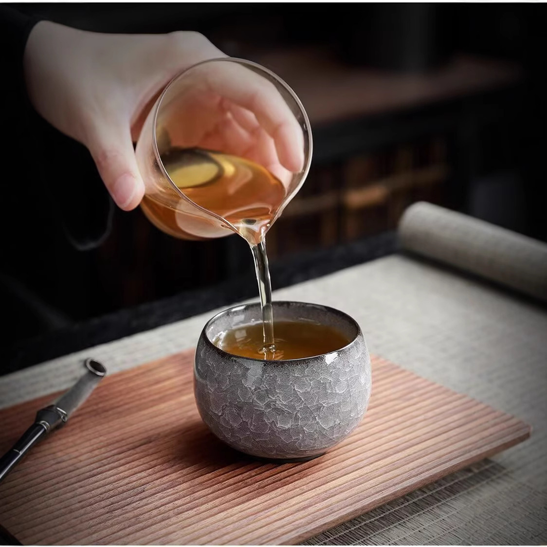 Cracked Ice Glaze Ceramic Tea  - Gongfu Tea Set recension och pris