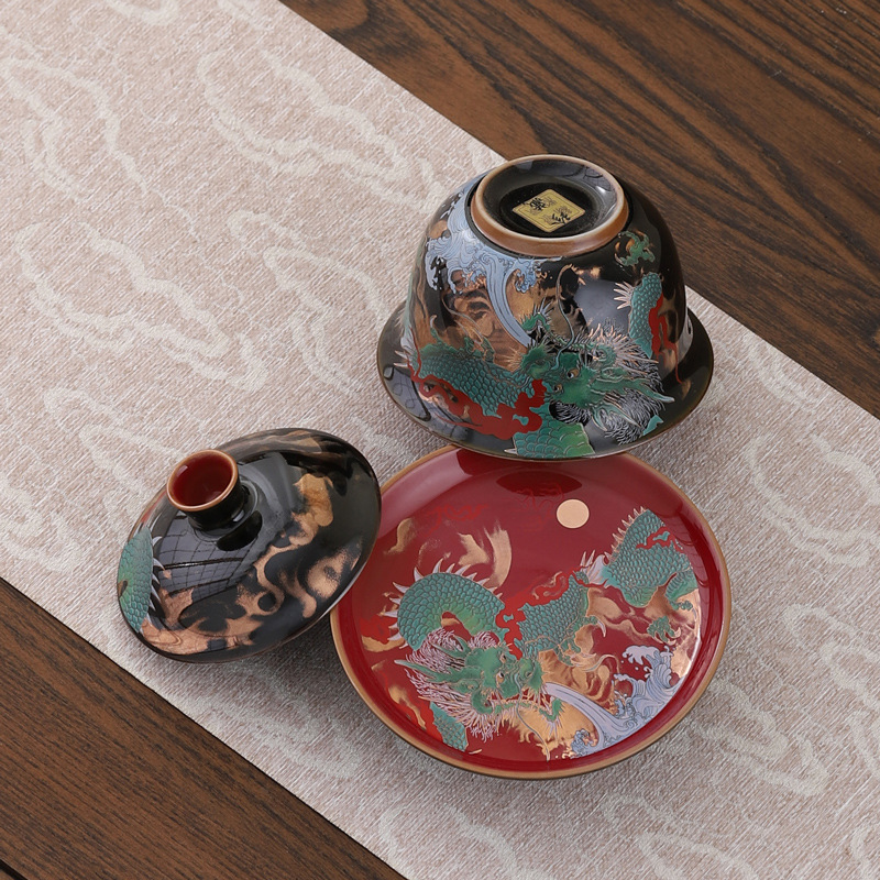 Creative Retro Ceramic Gaiwan  - Gongfu Tea Set recension och pris