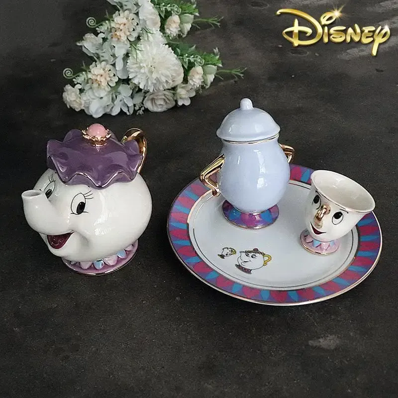 Hot Teapot Cartoon Beauty And  - Coffee Tea Gift Set recension och pris