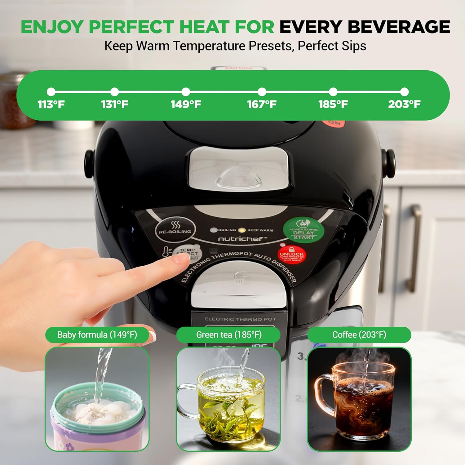4L Electric Hot Water Dispense - Dispenser Coffee And Tea recension och pris