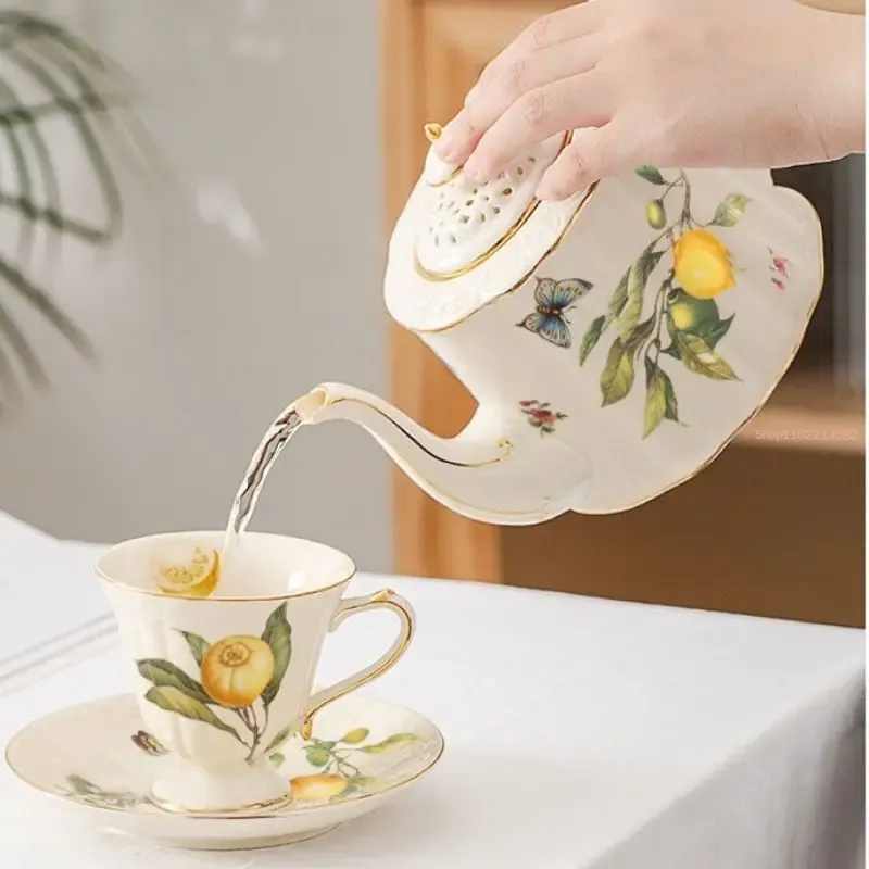 Lemon Cup Teapot Espresso Cups - Espresso Cup Saucer recension och pris