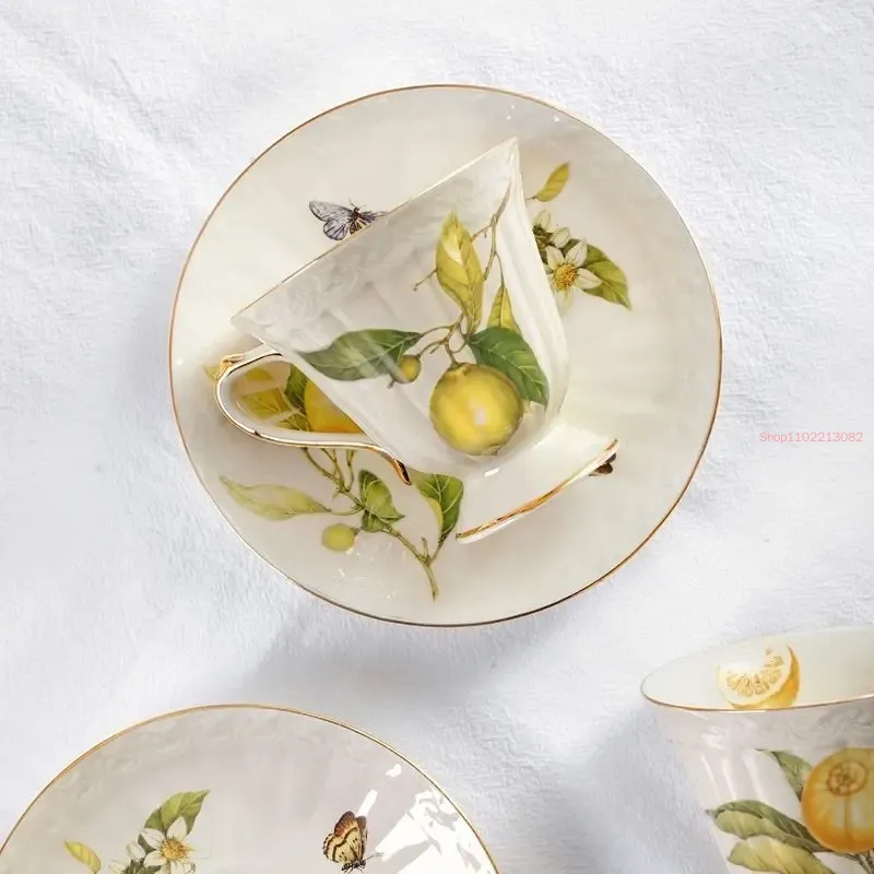 Lemon Cup Teapot Espresso Cups - Espresso Cup Saucer recension och pris