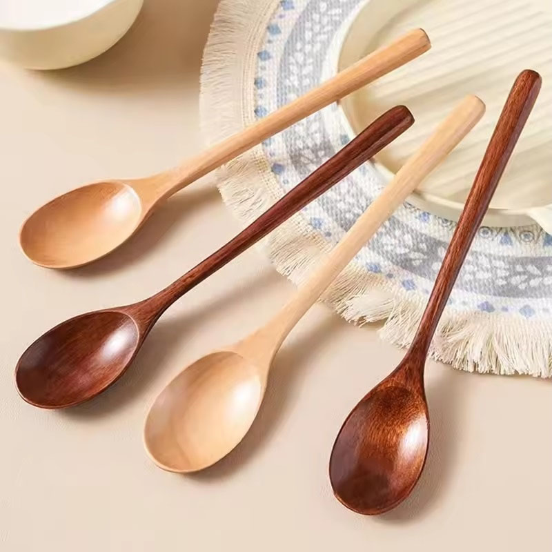 6pcs Wooden Spoon Tableware Ki - Tea Coffee Utensils recension och pris
