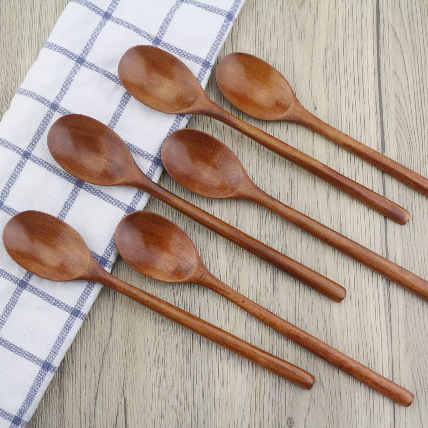 6pcs Wooden Spoon Tableware Ki - Tea Coffee Utensils recension och pris