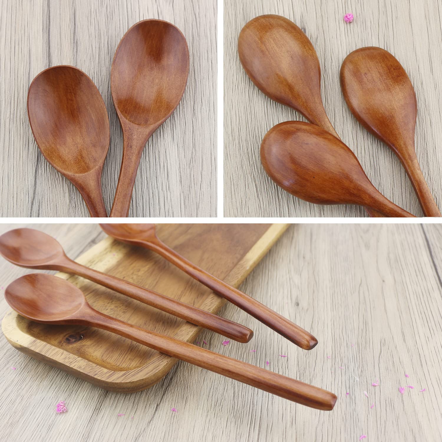 6pcs Wooden Spoon Tableware Ki - Tea Coffee Utensils recension och pris