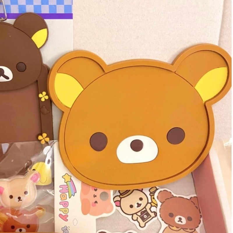 Cute Rilakkuma Cup Coaster Hea - Good Coffee Tea recension och pris