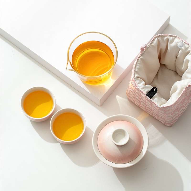 Plant Ash Glaze Gradient Trave - Gongfu Tea Set recension och pris