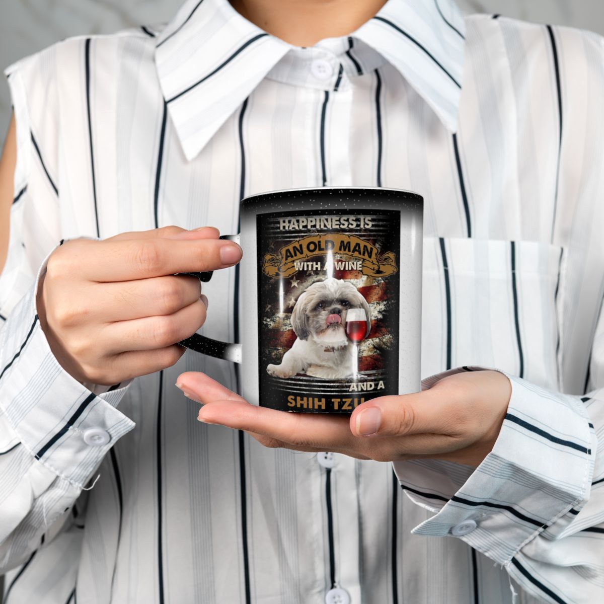 Happiness Is An Old Man With A - Coffee Tea Near recension och pris