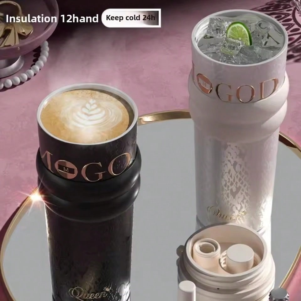 710mlTravel Thermos with Straw - Cold Brew Bottle recension och pris