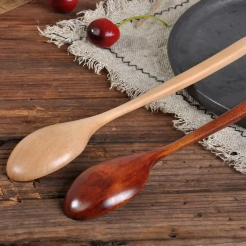 1/2Pc Wooden Spoon Tableware K - Tea Coffee Utensils recension och pris