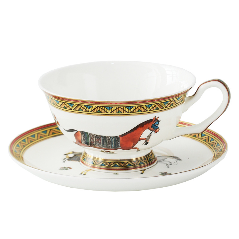 Porcelain Tea Cup and Saucer S - Coffee Tea Gift Set recension och pris
