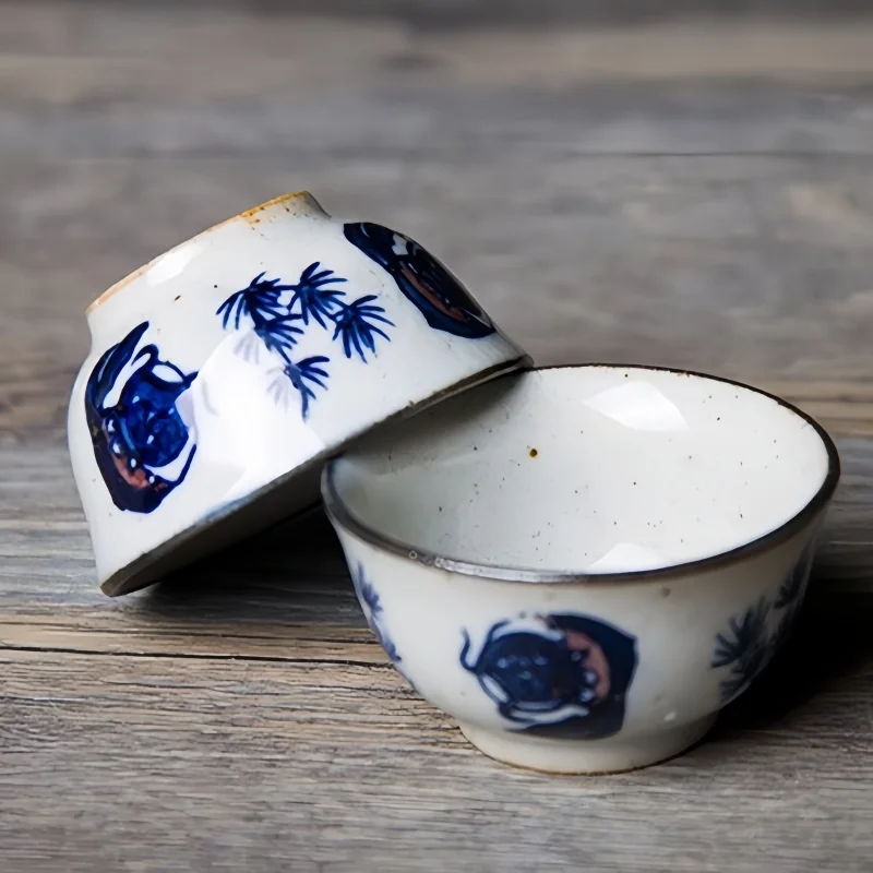 1PC 30ml Hand-Painted Chinese  - Gongfu Tea Set recension och pris