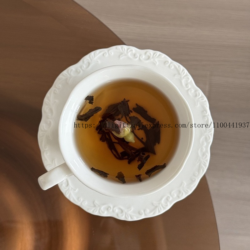 French Light Luxury Embossed F - Espresso Cup Saucer recension och pris