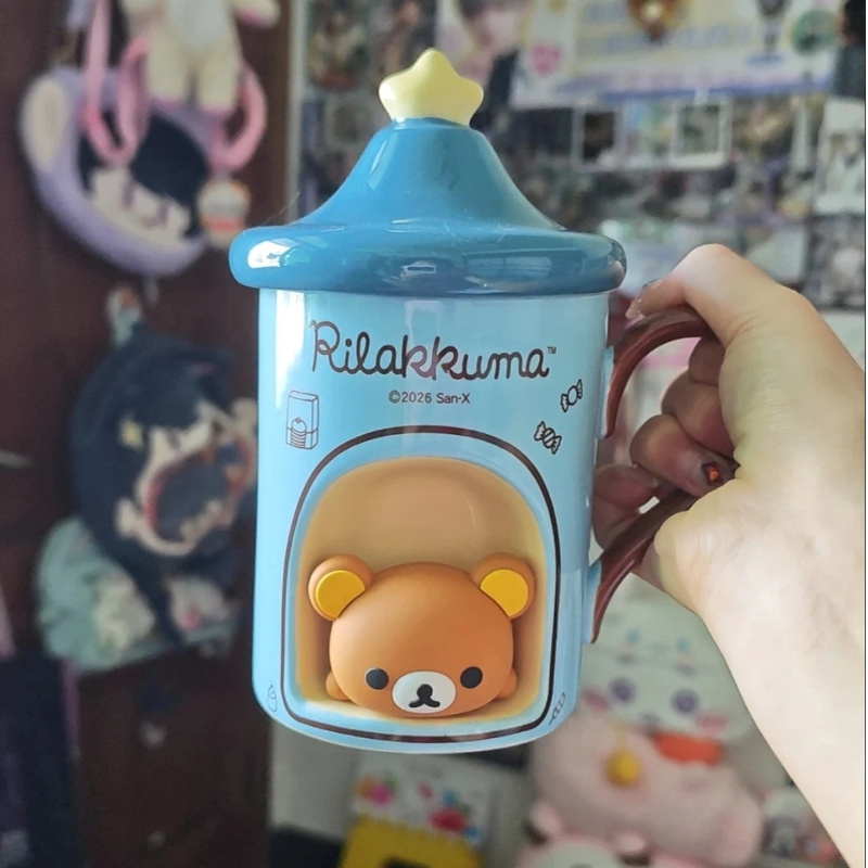 Kawaii 3D Rilakkuma Ceramic Mu - Coffee Tea Gift Set recension och pris