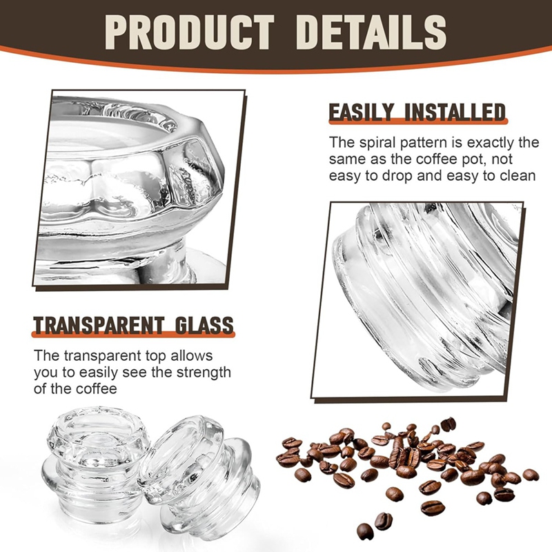 Coffee Percolator Glass Top Re - Coffee&Tea House Opinie recension och pris