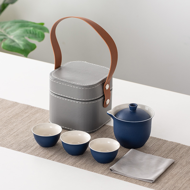 Ceramic Portable Travel Tea Se - Gongfu Tea Set recension och pris