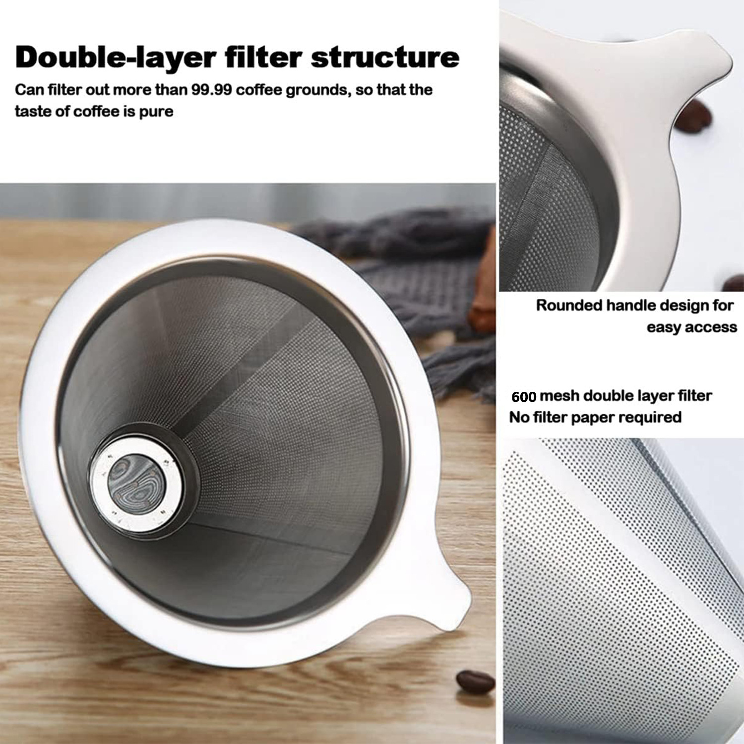 Reusable Coffee Filter Holder  - Dispenser Coffee And Tea recension och pris