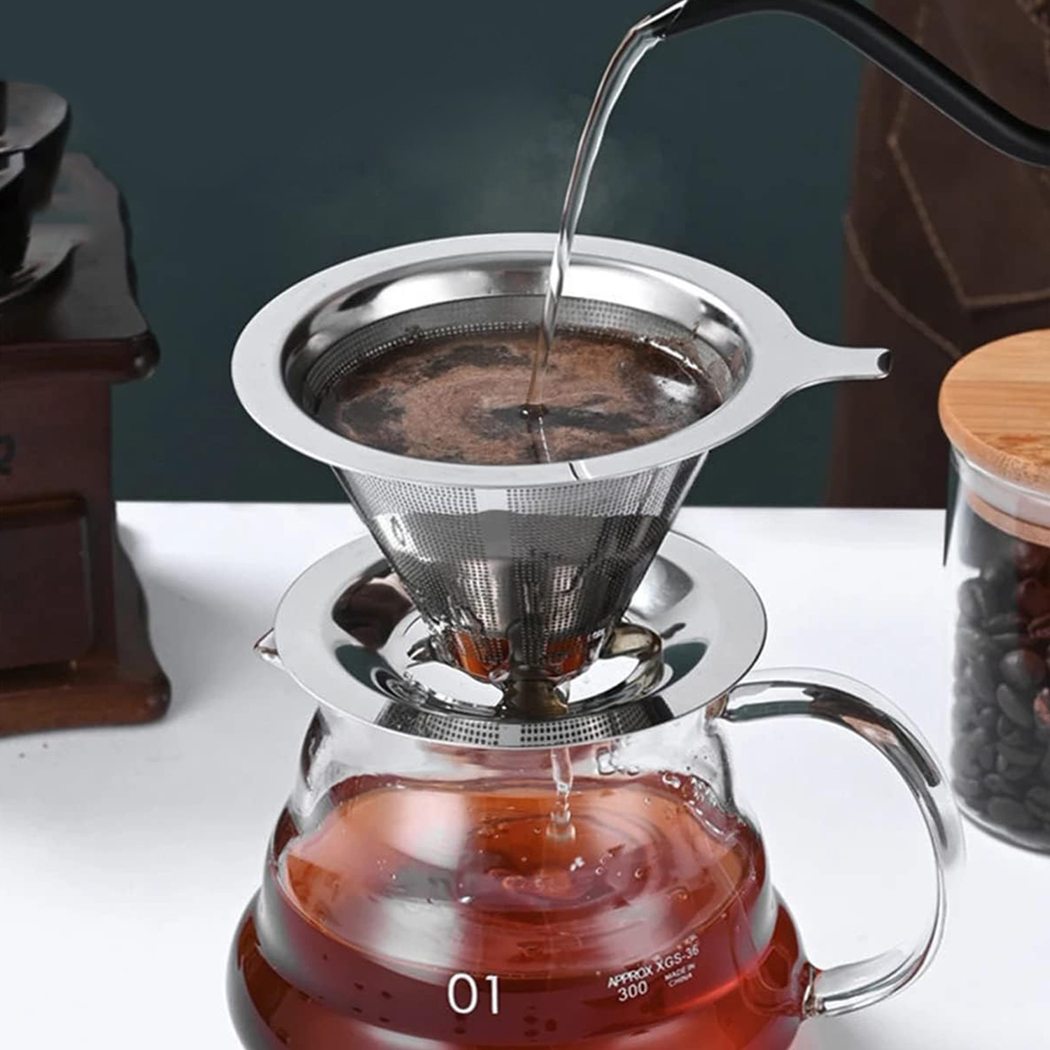 Reusable Coffee Filter Holder  - Dispenser Coffee And Tea recension och pris