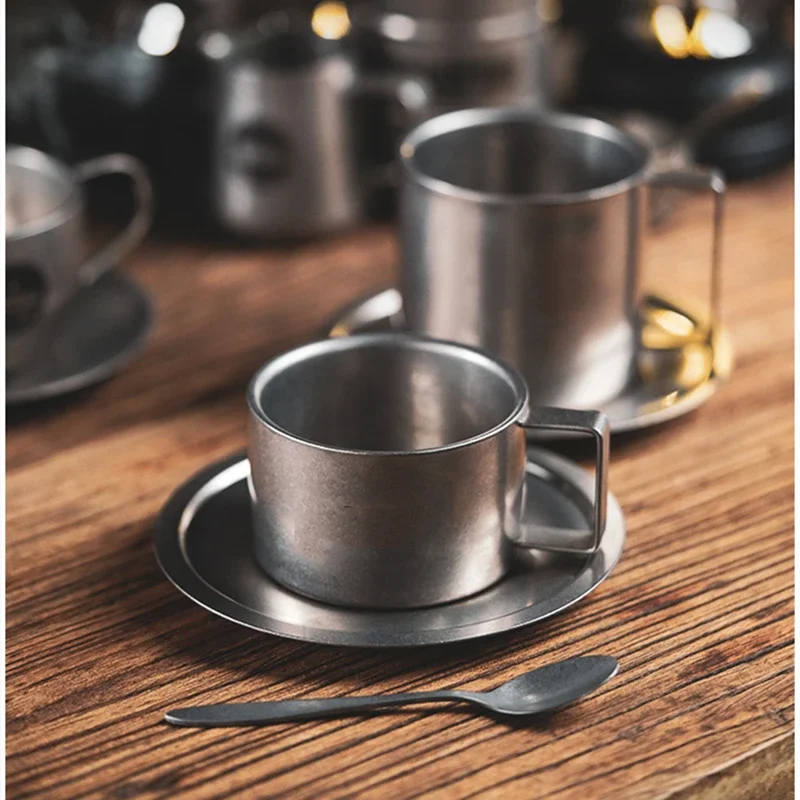 Retro Series Coffee Cup Set Do - Coffee Tea And Sugar Canister Set recension och pris