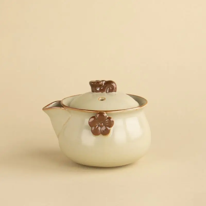 Ru Kiln Tea Set Two-Color Hand - Gongfu Tea Set recension och pris